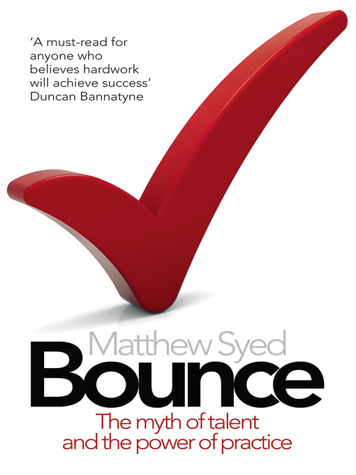 Title details for Bounce by Matthew Syed - Available